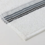 Toalla de Baño Ombre Rayas Blanca 27x52