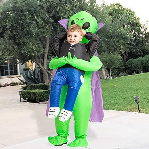 Disfraz inflable de alienígena para niño