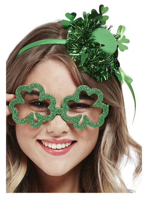 Paddy's Day Mini Glitter Top Hat