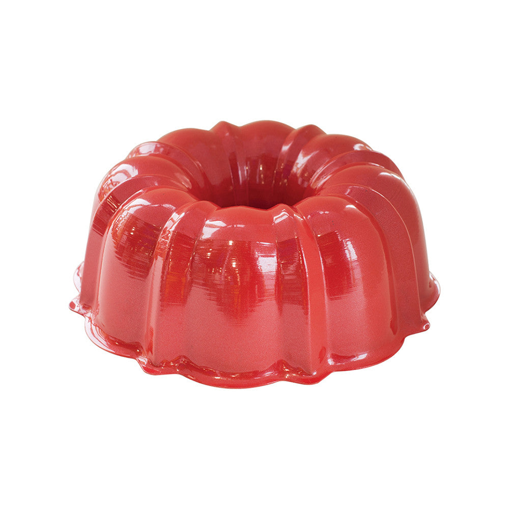 Molde Bundt de 12 tazas rojo