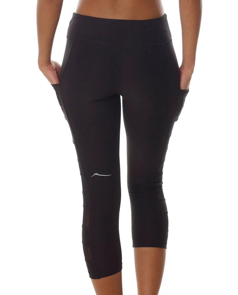 Mesh Block Capri Black- Gottex