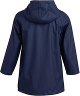 Solid Puffer Rain Jacket Navy Boy