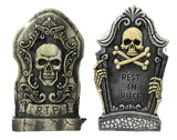 Calavera de lápida de 26" Rip