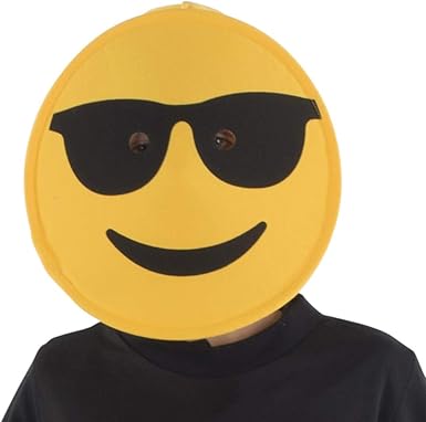 Gafas de Sol Emoji Máscara - Adultos