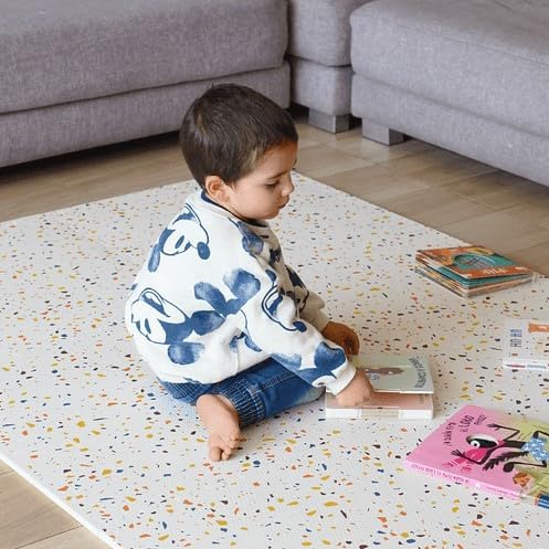 Alfombra de juego con diseño de 6 piezas - Naranja