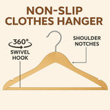 Eco Space Saver Hangers - 30 Pcs