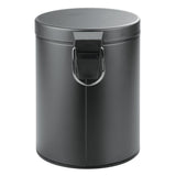 Cubo de pedal de 5 L, gris mate