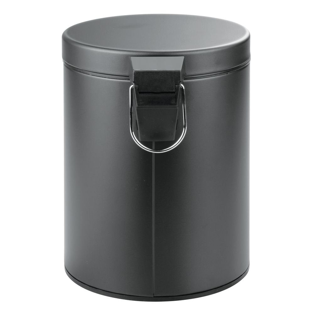 Cubo de pedal de 5 L, gris mate
