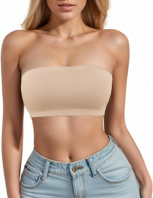 Sujetador Bandeau para Mujer en 4 Colores