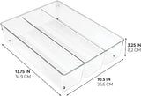 Linus Deep Organizador de Utensilios Transparente 26,67 x 34,92 x 7,62 cm
