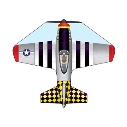 P-51 Mustang 5" x 4,3"