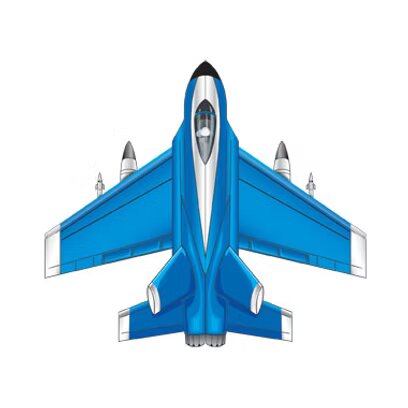 Microcometa Caza a reacción 4.9" x 4.3"