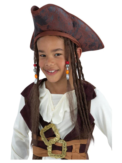 Sombrero Pirata, con Rastas
