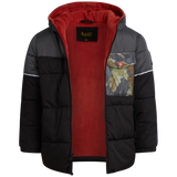 Printed Camo Snowsuit Black