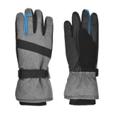 HEATHERED TASLON SKI GLOVE - SIZE 8-16 BOYS