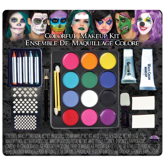Kit de maquillaje colorido