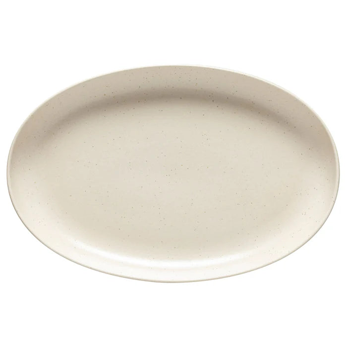 Bandeja ovalada grande Pacifica Vainilla 16"