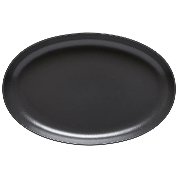 Bandeja ovalada grande Pacifica Seed Grey 40,6 cm