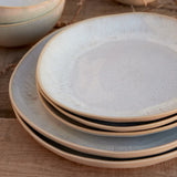 Plato de ensalada/postre Eivissa arena beige 23 cm