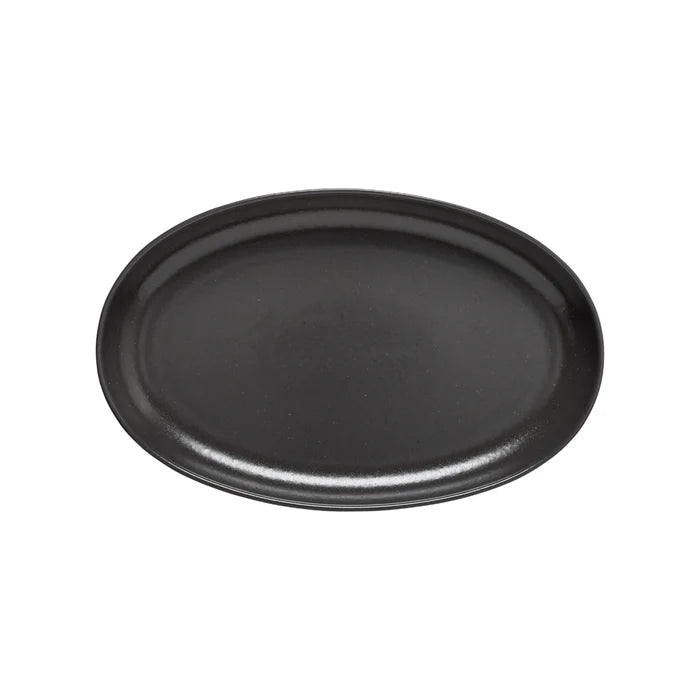 Bandeja ovalada Pacifica Seed Grey de 33 cm