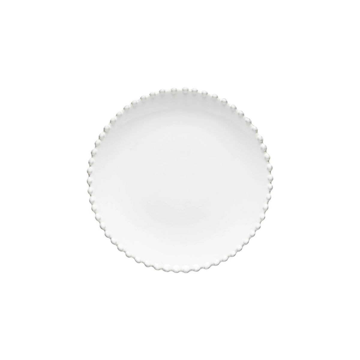 Plato de ensalada/postre blanco perla de 8"
