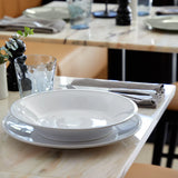 Plato trinche, Friso Blanco 28 cm