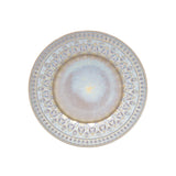 Plato de Ensalada/Postre Cristal Nácar Azul 23 cm
