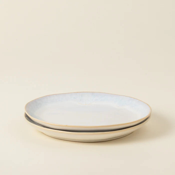 Plato para Ensalada/Postre Brisa Blanco Salado 9"