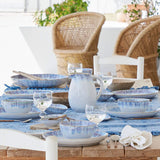 Plato Llano Brisa Ria Azul 28 cm