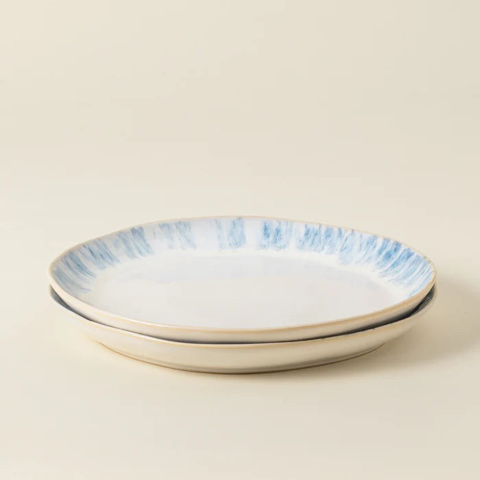 Plato Llano Brisa Ria Azul 28 cm