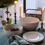 Plato para ensalada/postre Cristal Blanco 9"