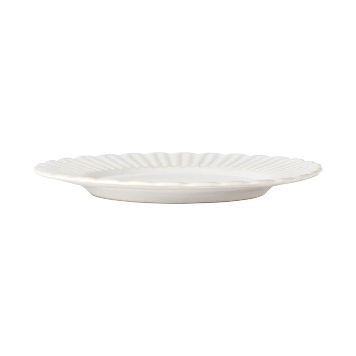 Plato Llano Cristal Blanco 11"