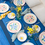 Plato Llano Comporta Summer Bliss Algas Marinas Blanco 28 cm