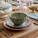 Plato para ensalada/postre, Vila Olive-Blue 8"