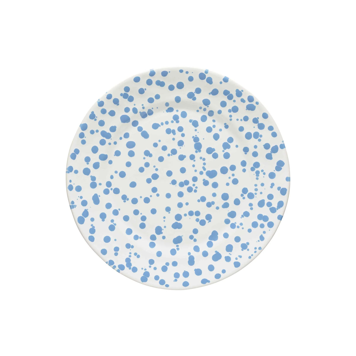 Plato llano Rafaela azul aciano 28 cm
