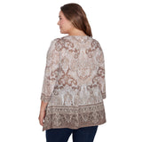 Plus Top de punto con cuentas estilo bohemio Taffy Multi - Ruby Rd