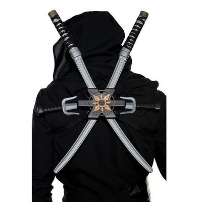 Set de mochila con espada ninja, sai y funda shuriken