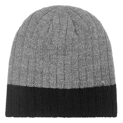 RIBBED BEANIE GREY
