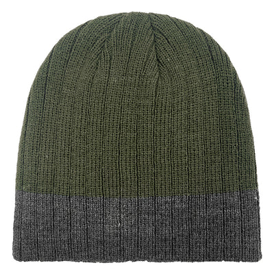 RIBBED BEANIE OLIVE
