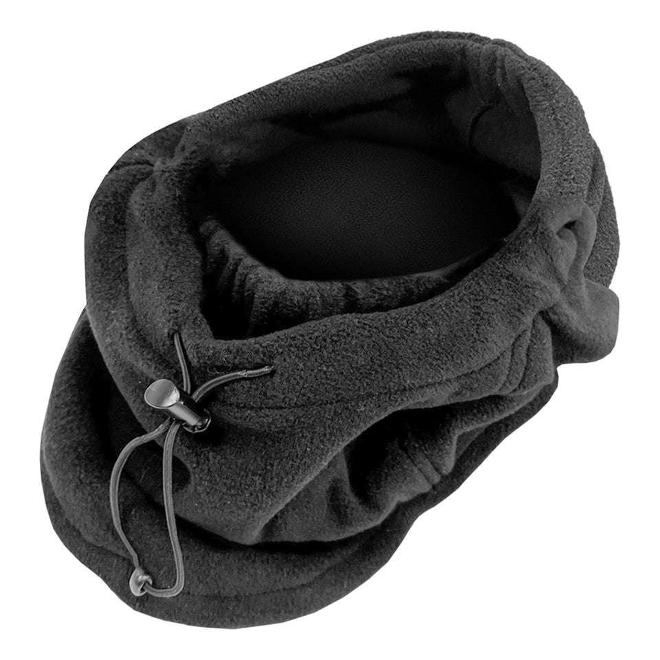 FORRO POLAR CON CAPACIDAD DE ABSORCIÓN 3 EN 1: CUBRE CABEZA-MASCARILLA-CUELLO