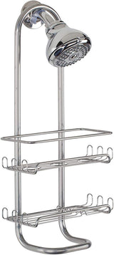 Organizador de ducha plateado