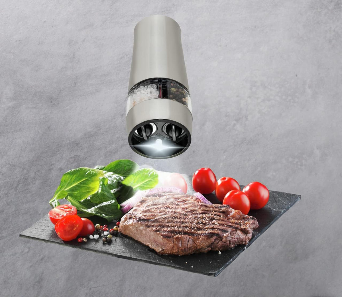 Electric Salt and Pepper Grinder Set 2-1