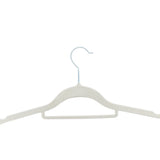 10PC Ivory Non-Slip Velvet Suit Hanger
