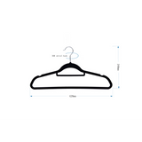 Black - Set of 25 Velvet Hangers