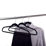 Black - Set of 25 Velvet Hangers