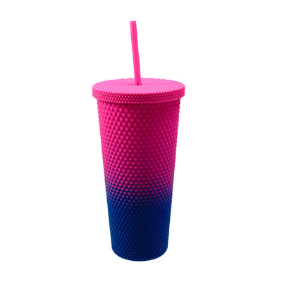 Vaso Texturizado Color Arcoíris