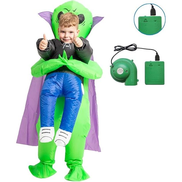 Disfraz inflable de alienígena para niño