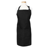 Delantal liso negro 28 x 34