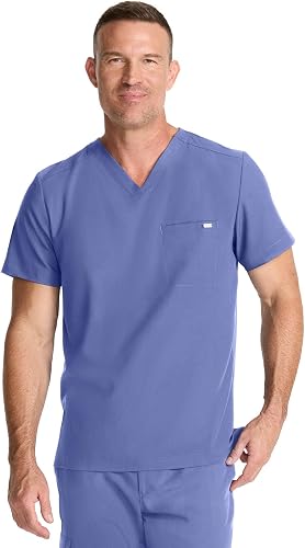 Top escote en V azul celeste