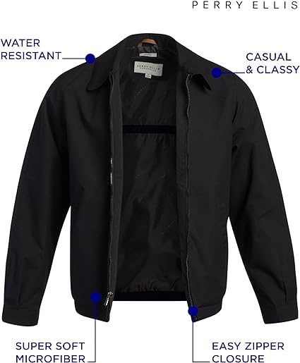 Chaqueta de golf negra para hombre - Perry Ellis